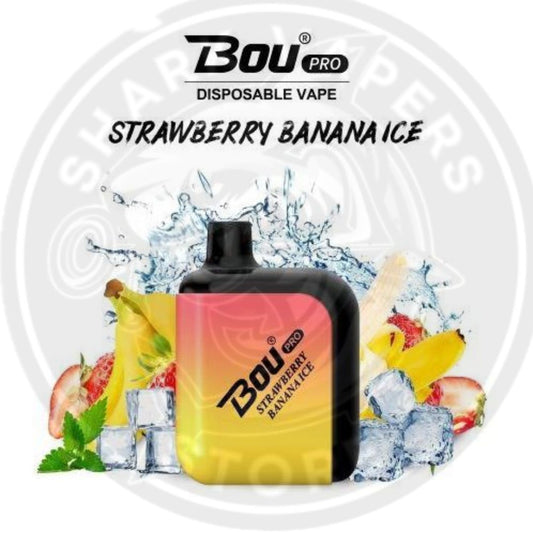 Vaper Desechable Bou Pro 7000 Puffs Strawberry Banana🍓🍌