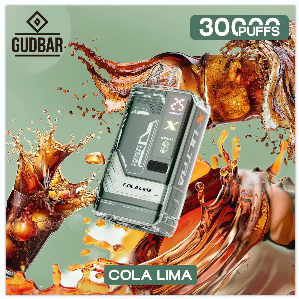 Gudbar X-Ultra 30.000 PUFFS – Cola Lime