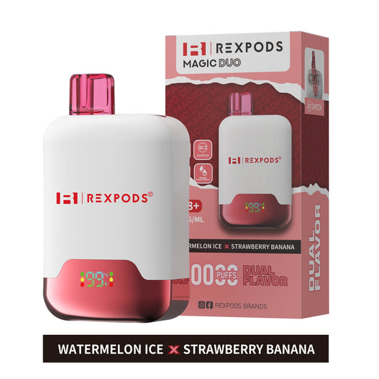 Vaper Desechebles Rexpods 20k Watermelon × Strawberry Banana